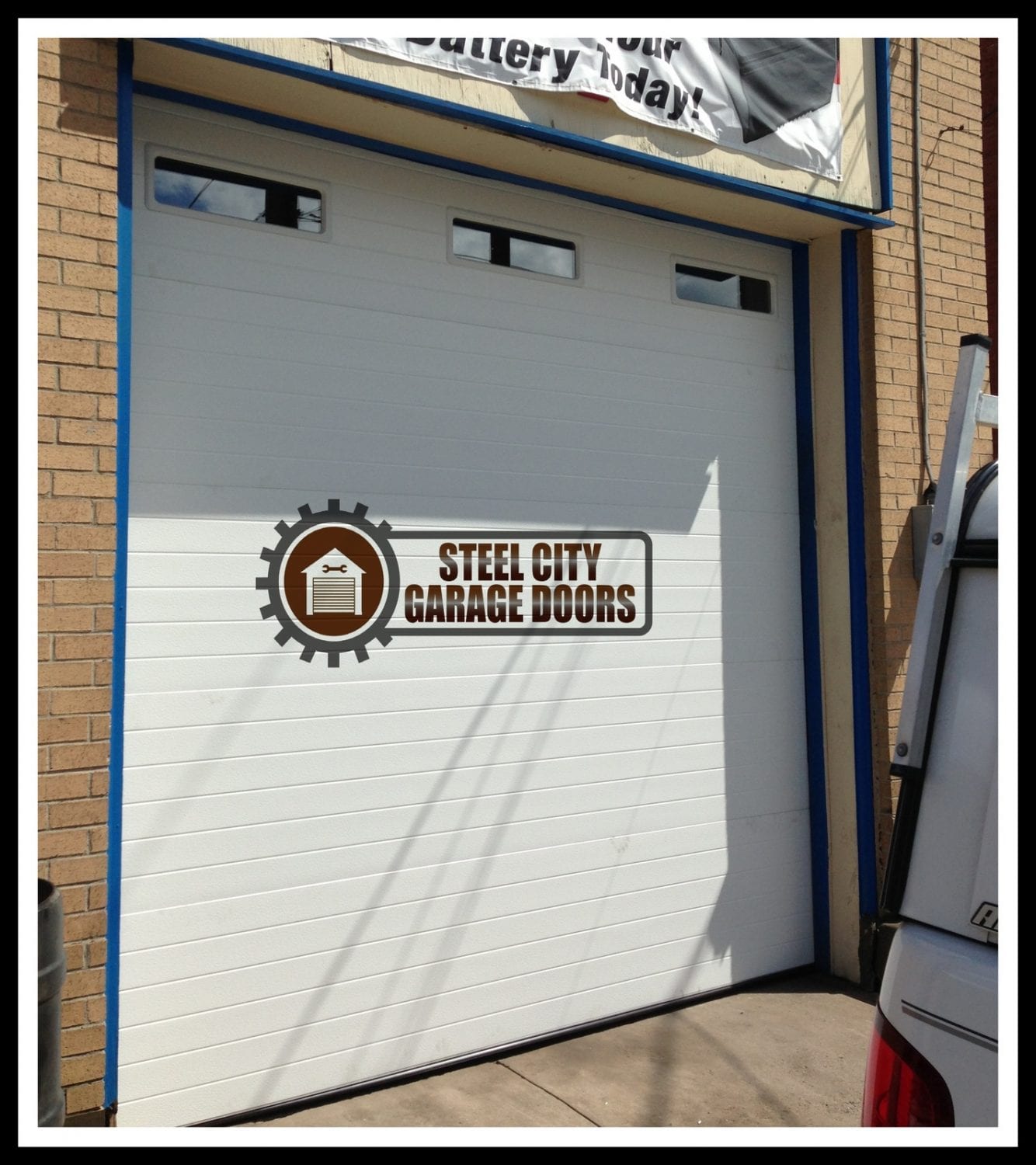 Minor Ribbed Insulated Commercial Garage Door Steel City Garage Doors Pittsburgh Pa