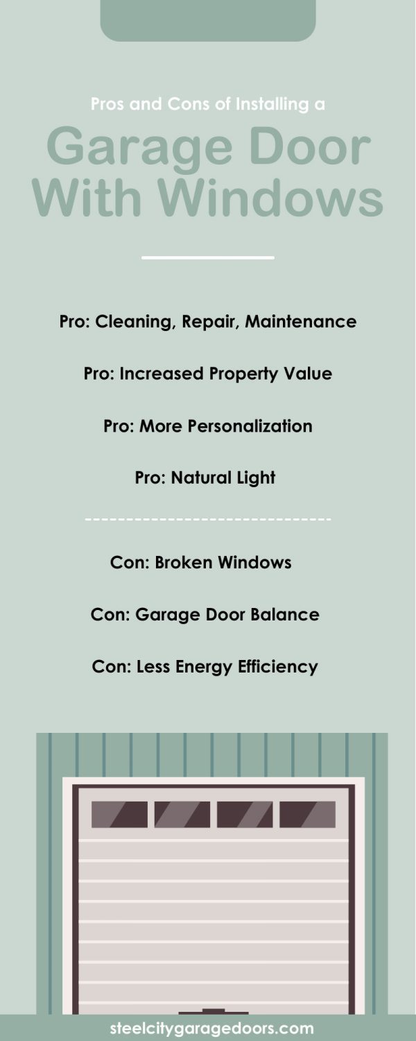 Pros and Cons of Installing a Garage Door With Windows