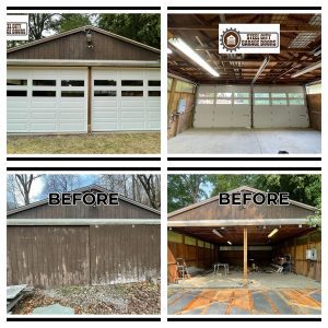Detach Insulated Garage Doors Sale And Install By Steel City Garage Doors Pittsburgh Pa Before And After