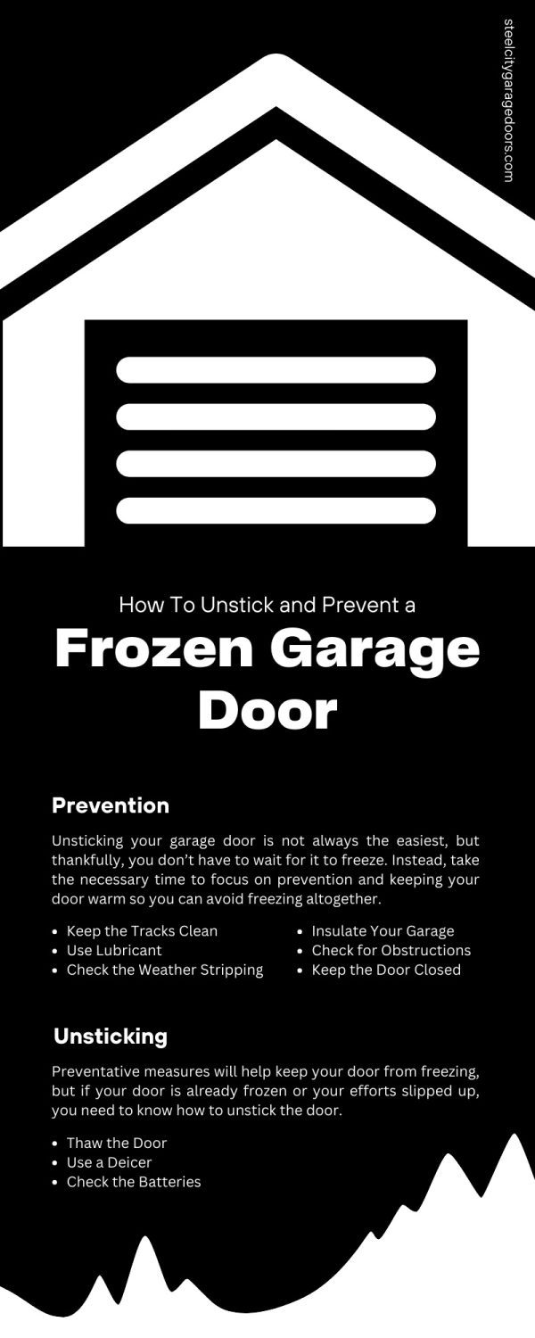 How To Unstick And Prevent A Frozen Garage Door